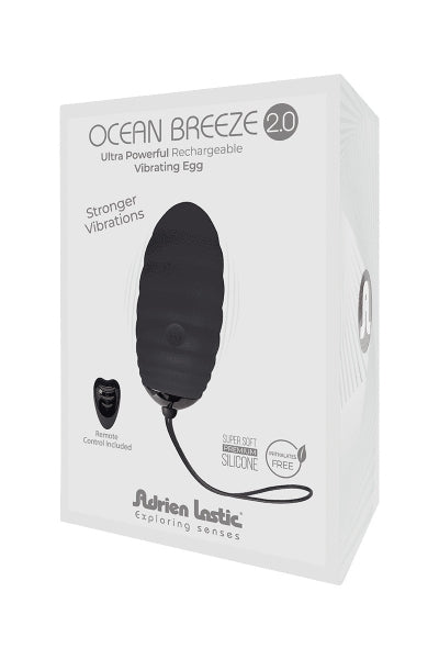 Huevo vibrador Ocean Breeze V2 - Negro