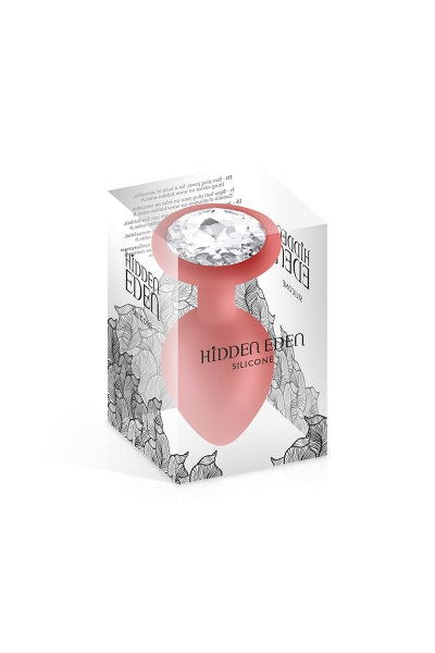 Plug bijou silicone rouge M - Hidden Eden - Eveil Secret