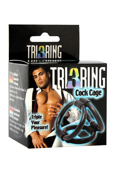 Cock Cage Tri ring - Eveil Secret