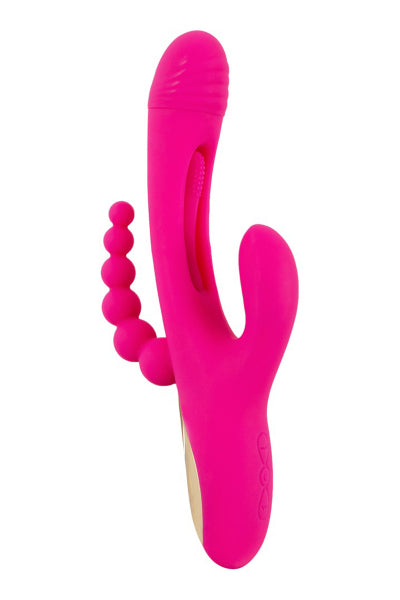 Triple vibro avec langue oscillante - Sweet Smile - Eveil Secret