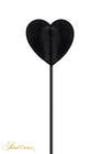 Tapette coeur avec pompon noir - Sweet Caress - Eveil Secret
