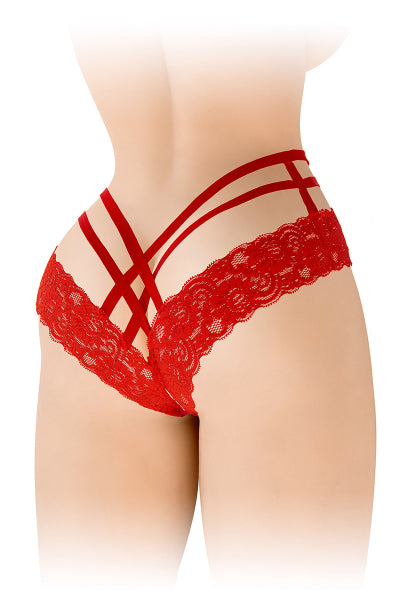 Tanga abierto Anne - rojo