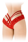 Tanga ouvert Anne - rouge