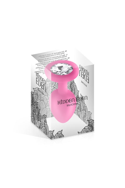 Plug joya silicona rosa S - Hidden Eden