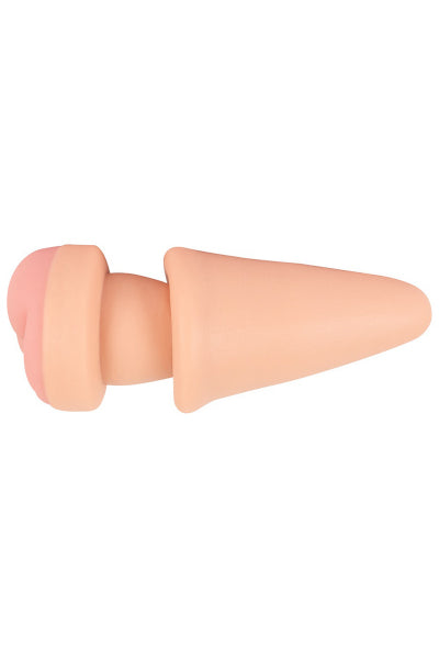 Extensión de pene + plug anal - Nature Skin