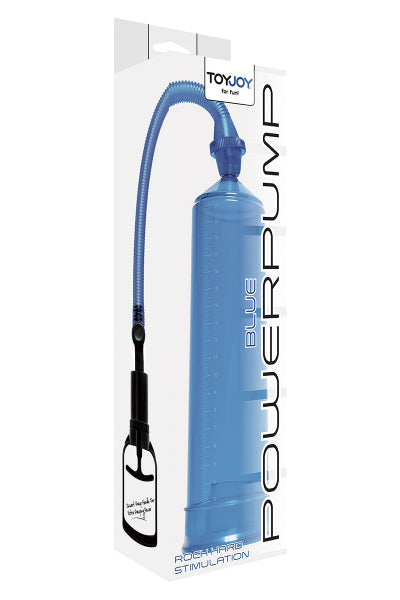 Bomba para el pene ToyJoy Power Pump azul