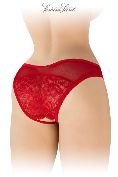 Tanga rojo abierto Ava - Fashion Secret
