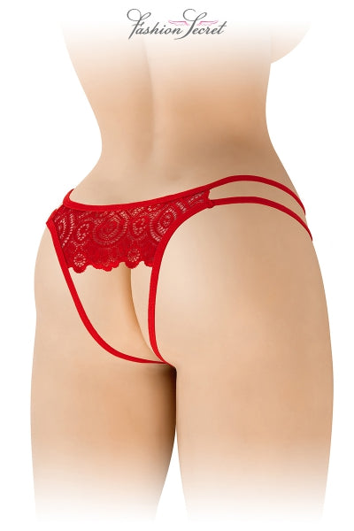 Braguita roja abierta Annette - Fashion Secret