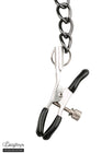 Collier cuir avec chaînes de seins - Easytoys Fetish Collection