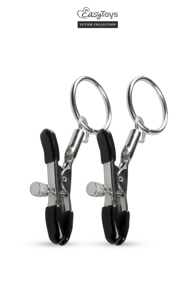 Pinzas para pezones con aro - Easytoys Fetish Collection