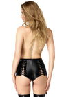Short lacé Do Not Disturb F411 - Noir Handmade