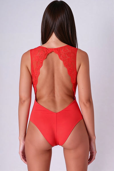 Body rojo Evalie - Pasión