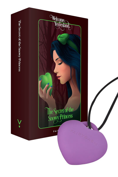 Stimulateur pendentif PleasureStone violet - FairyGasm