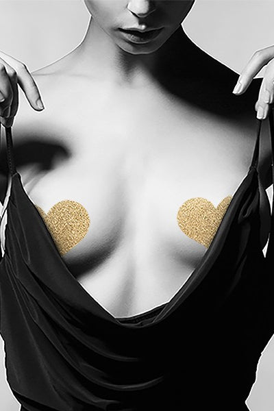 Joyas de pecho Flash Corazón Oro