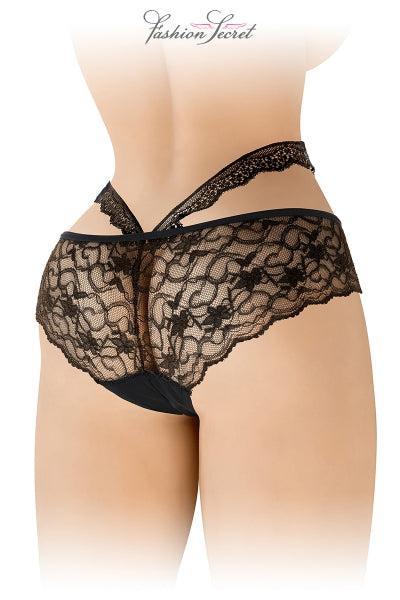Braga negra abierta Marie - Fashion Secret