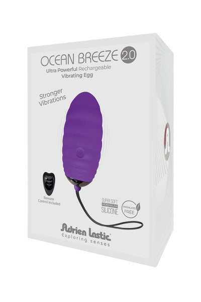 Huevo vibrador Ocean Breeze V2 - Violeta