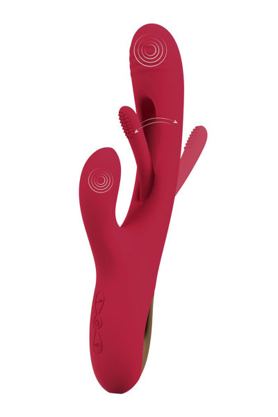 Vibro rabbit avec langue oscillante - Sweet Smile - Eveil Secret