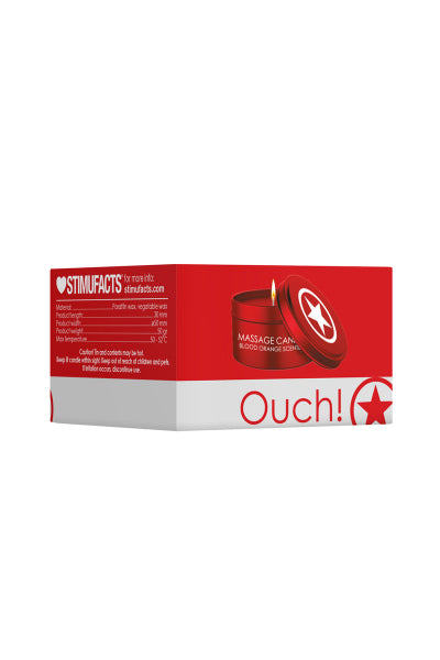 Vela de masaje naranja sanguina 50g - Ouch
