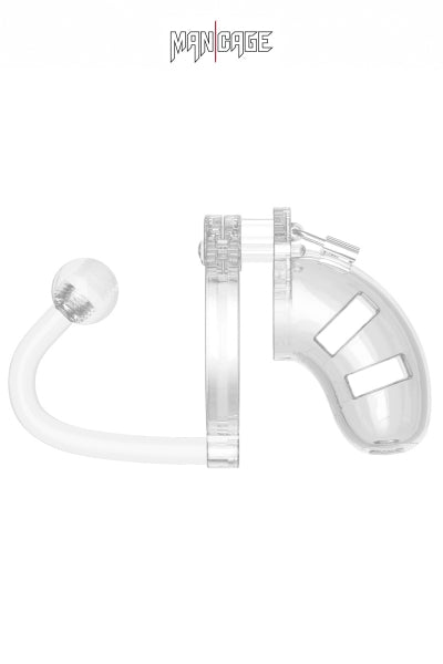 Jaula de castidad de 9 cm con plug - ManCage 10