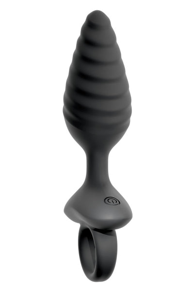 Plug vibrador flexible con diseño en espiral - Anos