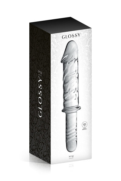Dildo de cristal Glossy Toys n° 12 Transparente
