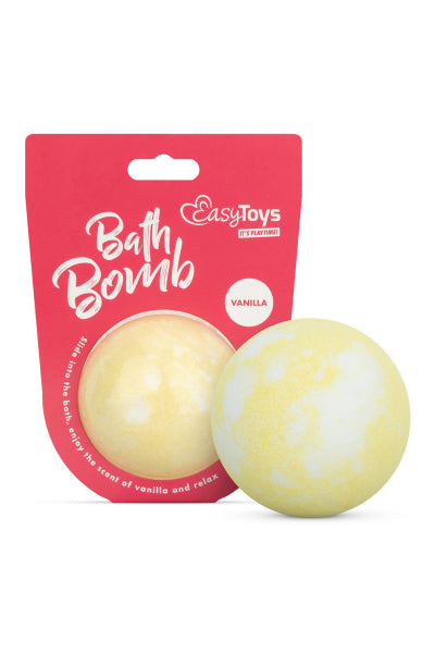 Bomba de baño de vainilla