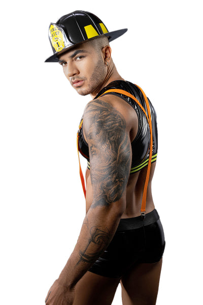 Disfraz de bombero sexy de 4 piezas - J Lingerie