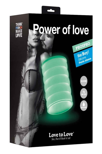 Gaine pour pénis Power of Love Phospho - Eveil Secret