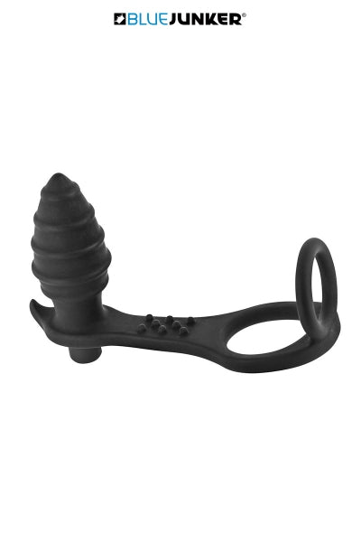 Plug anal vibrant et cockring - Eveil Secret