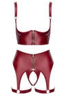 Ensemble seins nus 3 pièces Rouge - Cottelli LINGERIE