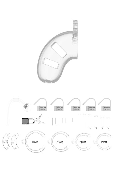 Jaula de castidad de 9 cm con plug - ManCage 10