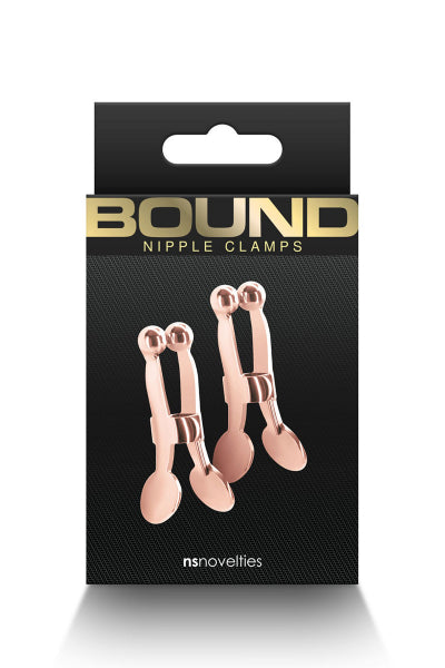 Pinzas para pezones Bound de oro rosa