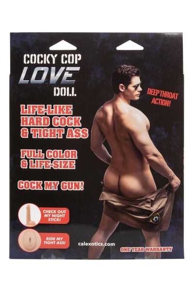 Muñeca de amor cocky cop masculina