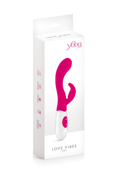 Vibrador Rabbit Leola rosa - Yoba