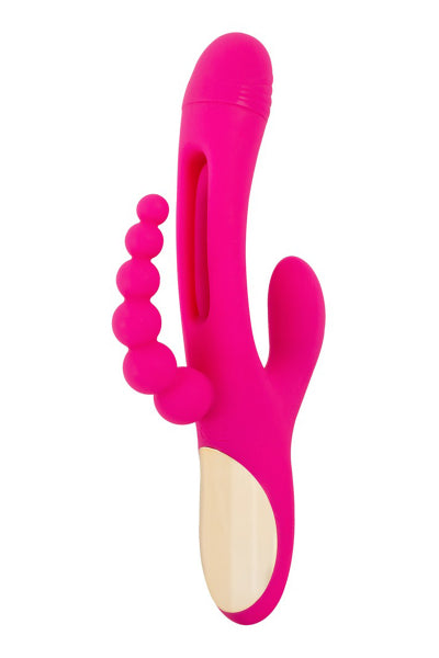 Triple vibro avec langue oscillante - Sweet Smile - Eveil Secret