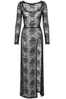Robe longue One More Kiss F405 - Noir Handmade