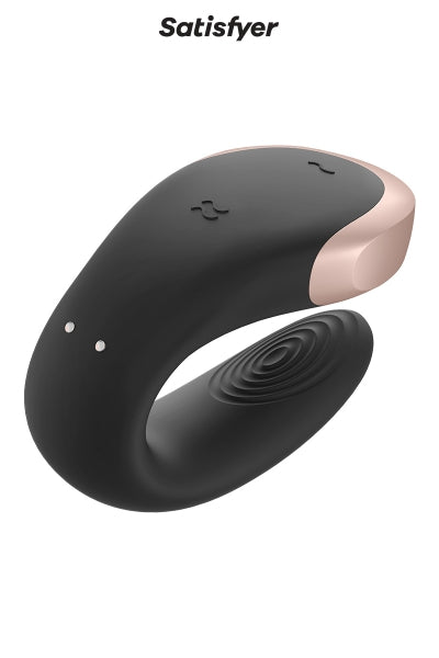 Estimulador Double Love negro - Satisfyer