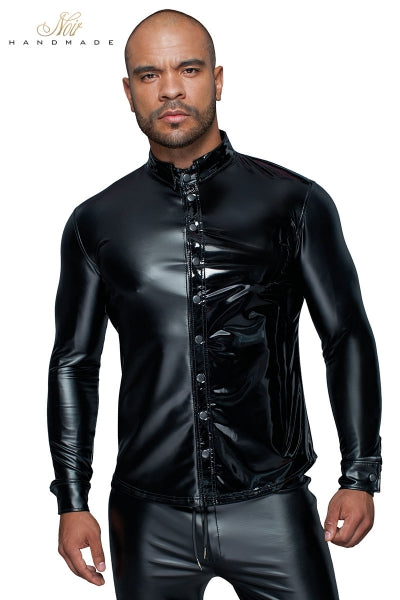 Camisa wetlook y vinilo H064