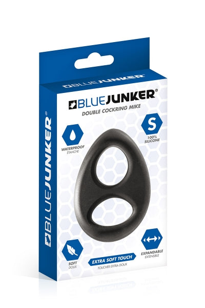Doble anillo para pene - Blue Junker