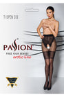 Collants ouverts TI013 20/40 deniers - noir