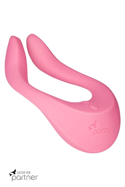Stimulateur couple Endless Joy rose - Satisfyer - Eveil Secret