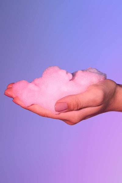 Mousse massage crépitante - fleur de cerisier