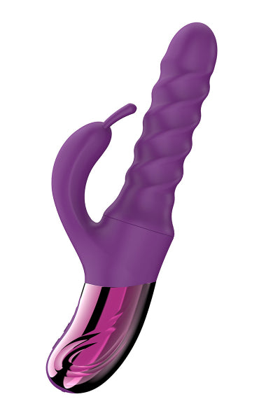 Vibrador de empuje Vibro Swirl Rabbit - She.E.O