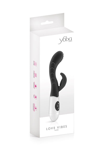 Vibrador Rabbit Leola negro - Yoba