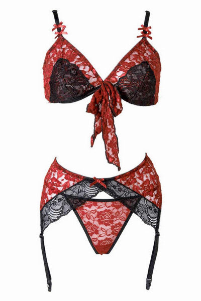 Conjunto de lencería de 3 piezas Bobbi - Christine