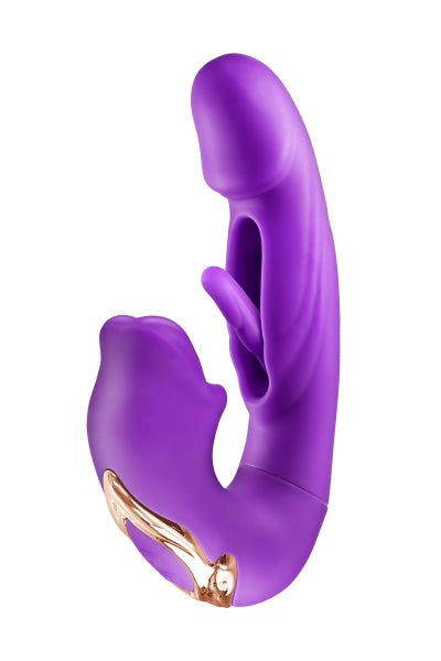 Vibrador conejo 3 en 1 Kissy violeta - Yoba