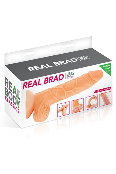 Gode ultra-réaliste 21 cm - Real Brad - Eveil Secret