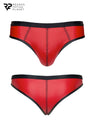 Slip rouge wetlook - Regnes
