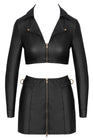 Ensemble top et jupe courte noir - Cottelli PARTY