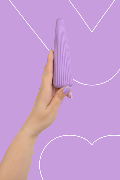 Vibro rechargeable IcyCone violet - FairyGasm